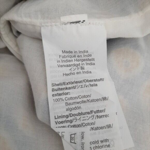 J. CREW | 100% Cotton Boho Floral Puff Sleeve Summer Midi Dress Sz XXS - Picture 13 of 14